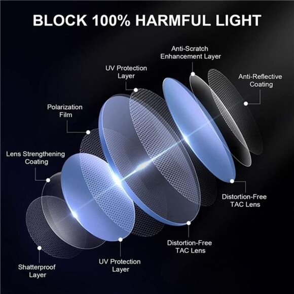 Women\'s Vintage Polarized  Round Classic Retro UV Protection Lens Sunglasses